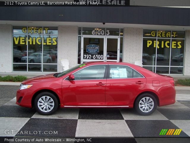 2012 Toyota Camry LE in Barcelona Red Metallic