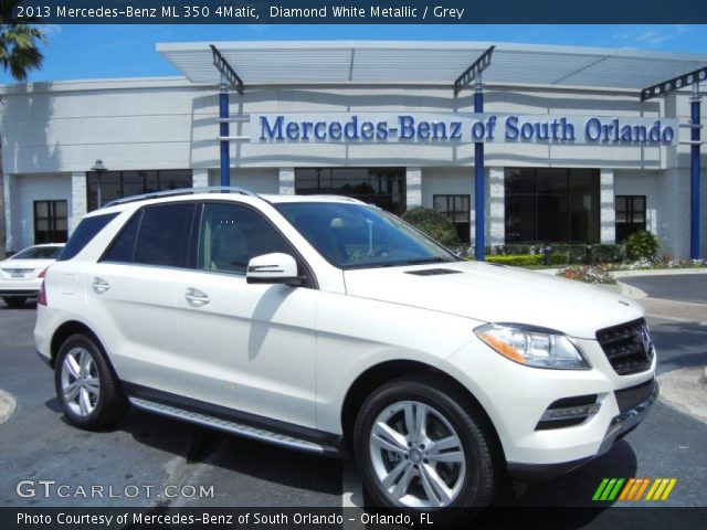 2013 Mercedes-Benz ML 350 4Matic in Diamond White Metallic