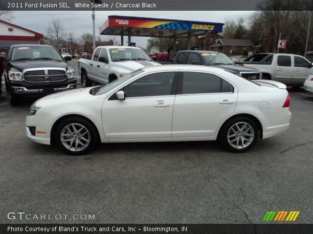 2011 Ford Fusion SEL in White Suede