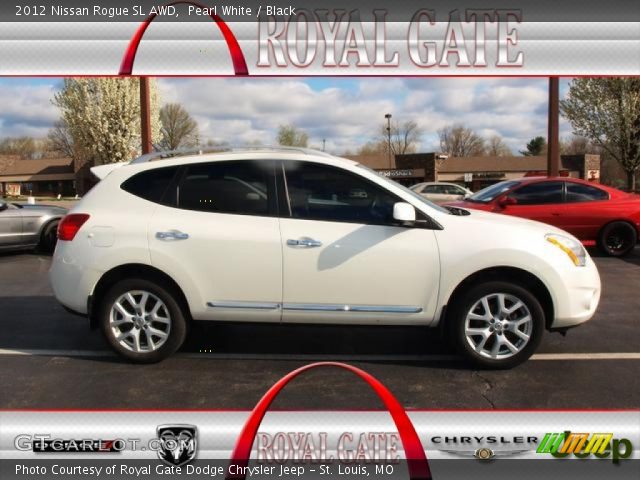 2012 Nissan Rogue SL AWD in Pearl White