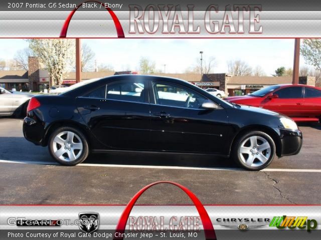 2007 Pontiac G6 Sedan in Black