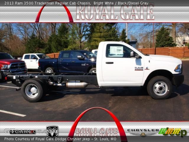 2013 Ram 3500 Tradesman Regular Cab Chassis in Bright White