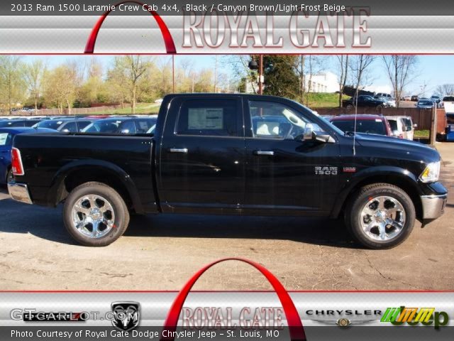 2013 Ram 1500 Laramie Crew Cab 4x4 in Black