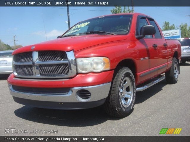 2002 Dodge Ram 1500 SLT Quad Cab in Flame Red