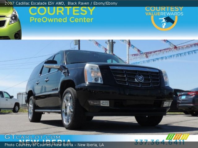 2007 Cadillac Escalade ESV AWD in Black Raven