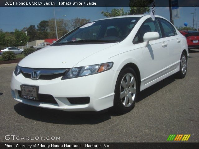 2011 Honda Civic LX Sedan in Taffeta White