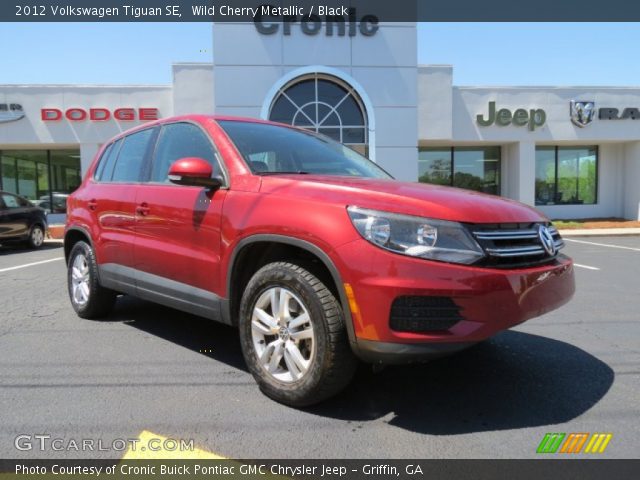 2012 Volkswagen Tiguan SE in Wild Cherry Metallic