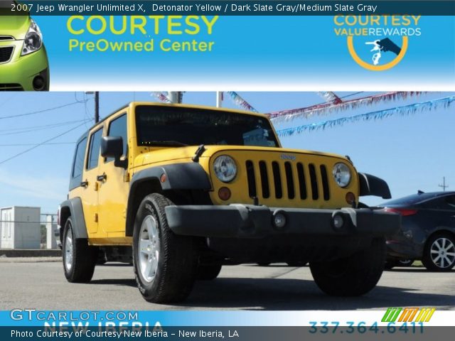 2007 Jeep Wrangler Unlimited X in Detonator Yellow