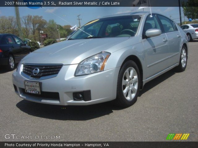 2007 Nissan maxima silver