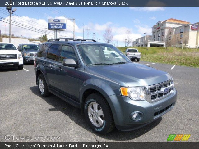 2011 Ford Escape XLT V6 4WD in Steel Blue Metallic
