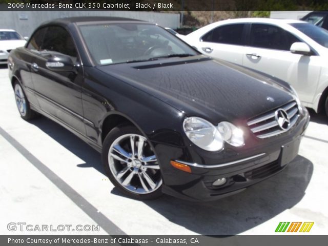 2006 Mercedes-Benz CLK 350 Cabriolet in Black