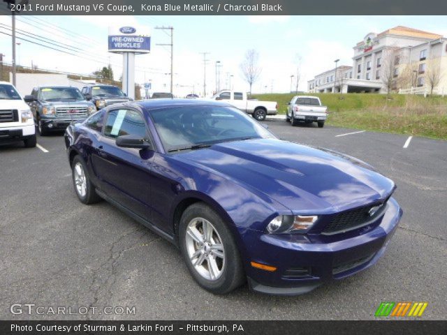 2011 Ford Mustang V6 Coupe in Kona Blue Metallic
