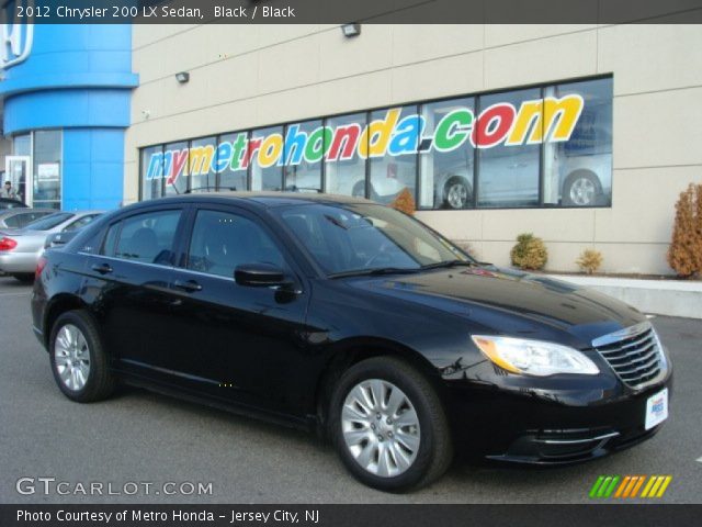 2012 Chrysler 200 LX Sedan in Black