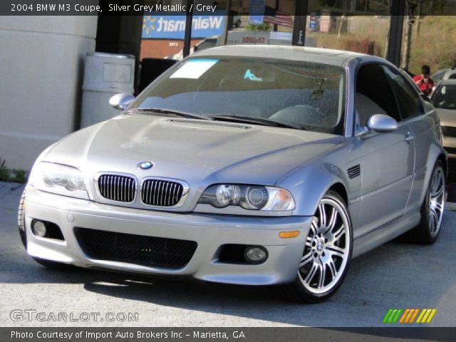 2004 BMW M3 Coupe in Silver Grey Metallic