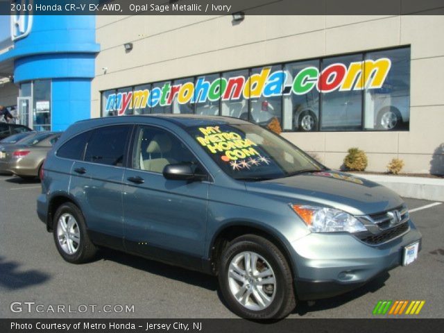 2010 Honda CR-V EX AWD in Opal Sage Metallic