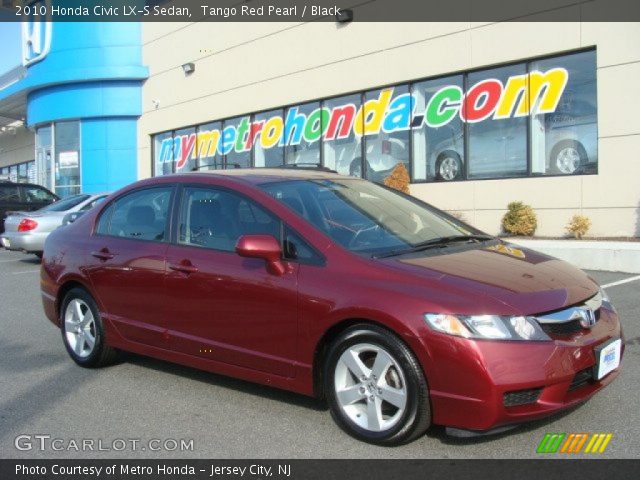 2010 Honda Civic LX-S Sedan in Tango Red Pearl