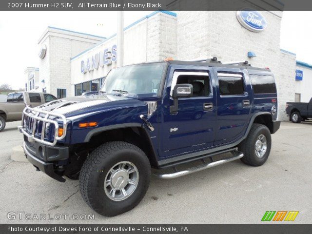 2007 Hummer H2 SUV in All Terrain Blue