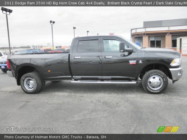 2011 Dodge Ram 3500 HD Big Horn Crew Cab 4x4 Dually in Brilliant Black Crystal Pearl