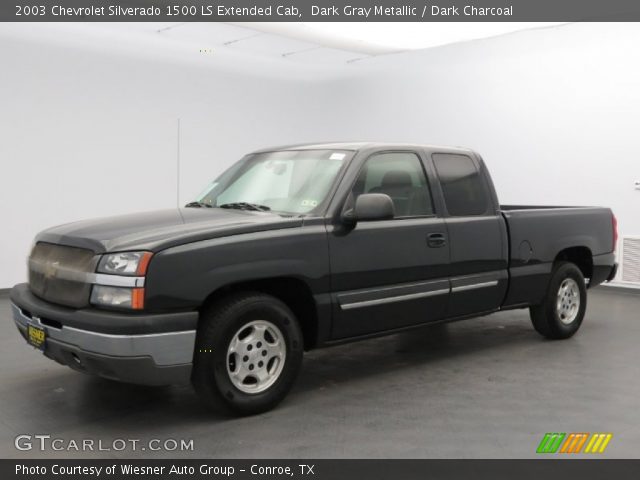 2003 Chevrolet Silverado 1500 LS Extended Cab in Dark Gray Metallic