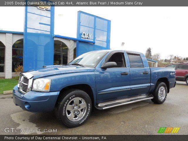 2005 Dodge Dakota SLT Quad Cab 4x4 in Atlantic Blue Pearl