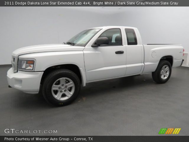 2011 Dodge Dakota Lone Star Extended Cab 4x4 in Bright White