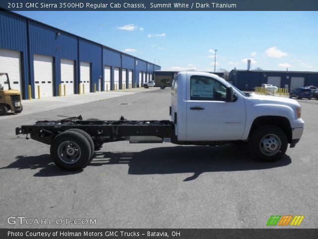 2013 GMC Sierra 3500HD Regular Cab Chassis in Summit White