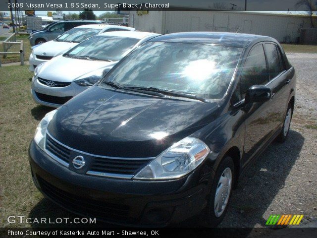 2008 Nissan Versa 1.8 S Sedan in Super Black