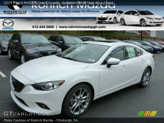 2014 Mazda MAZDA6 Grand Touring in Snowflake White Pearl Mica