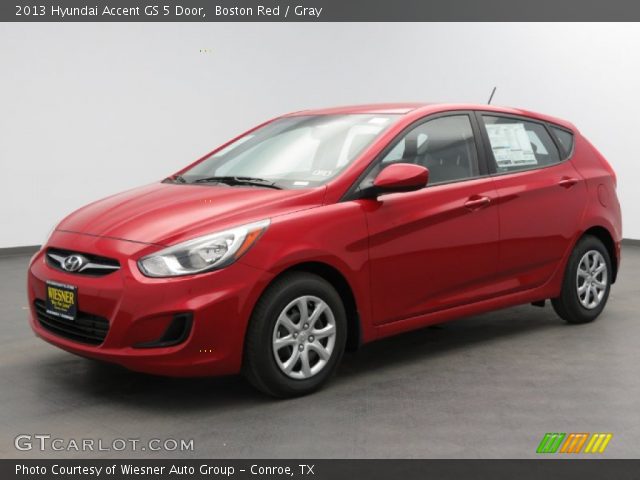 2013 Hyundai Accent GS 5 Door in Boston Red