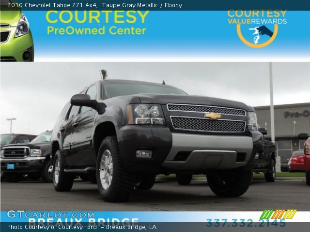 2010 Chevrolet Tahoe Z71 4x4 in Taupe Gray Metallic