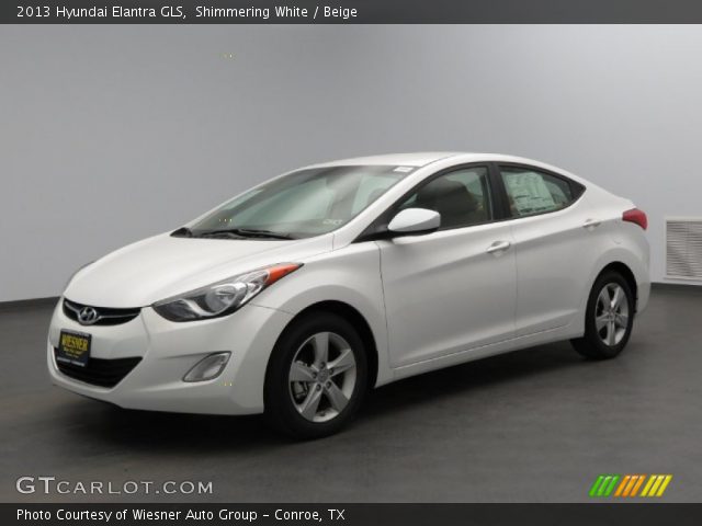 2013 Hyundai Elantra GLS in Shimmering White