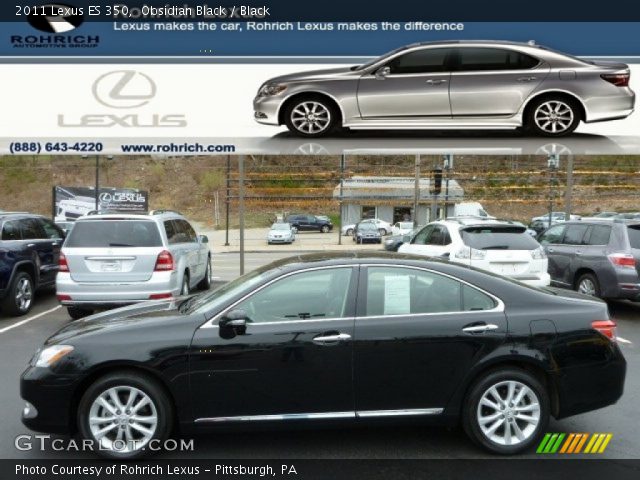 2011 Lexus ES 350 in Obsidian Black