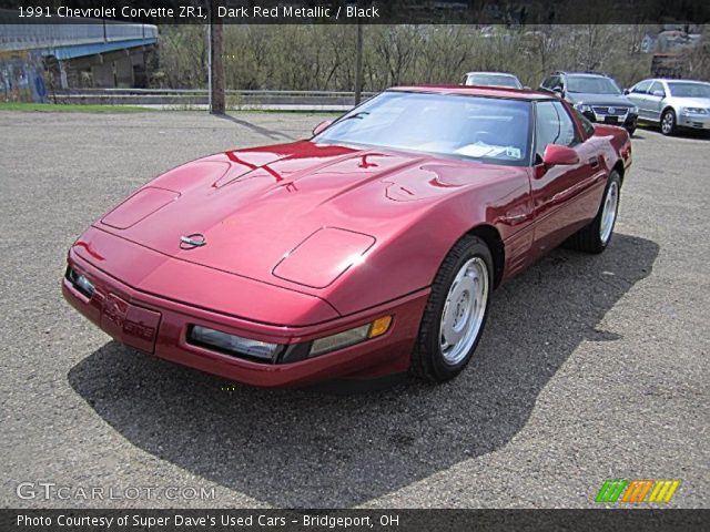 1991 Chevrolet Corvette ZR1 in Dark Red Metallic