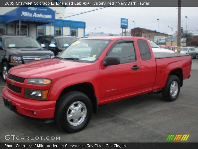 2005 Chevrolet Colorado LS Extended Cab 4x4 in Victory Red