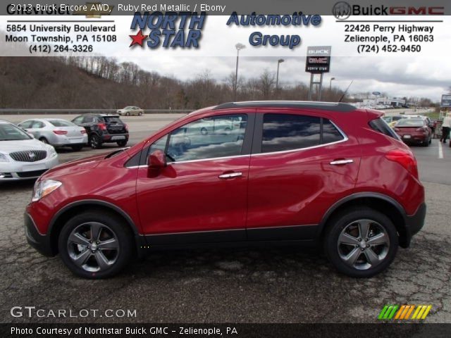 2013 Buick Encore AWD in Ruby Red Metallic