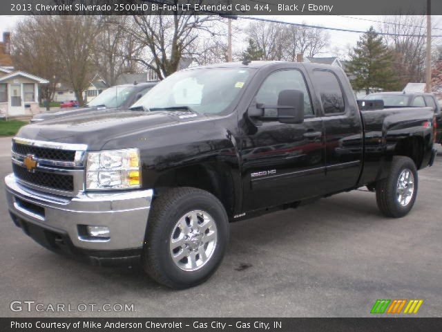 2013 Chevrolet Silverado 2500HD Bi-Fuel LT Extended Cab 4x4 in Black