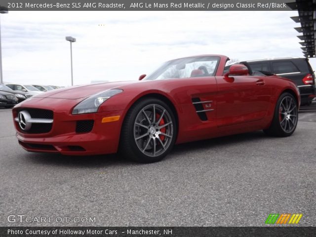 2012 Mercedes-Benz SLS AMG Roadster in AMG Le Mans Red Metallic