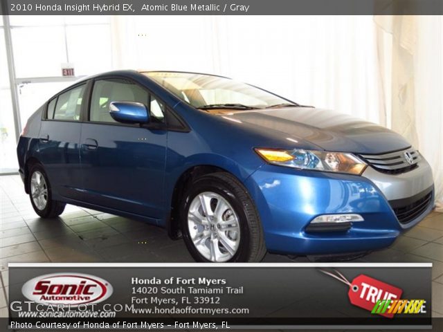 2010 Honda Insight Hybrid EX in Atomic Blue Metallic