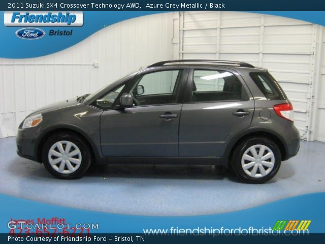 2011 Suzuki SX4 Crossover Technology AWD in Azure Grey Metallic