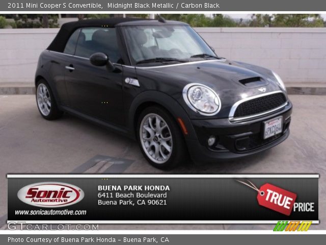 2011 Mini Cooper S Convertible in Midnight Black Metallic