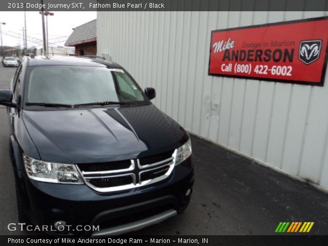 2013 Dodge Journey SXT in Fathom Blue Pearl