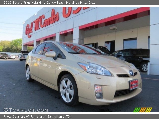 2010 Toyota Prius Hybrid III in Sandy Beach Metallic