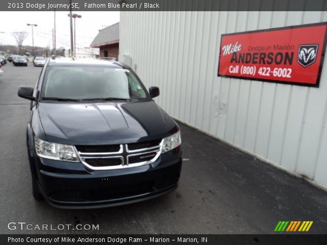 2013 Dodge Journey SE in Fathom Blue Pearl