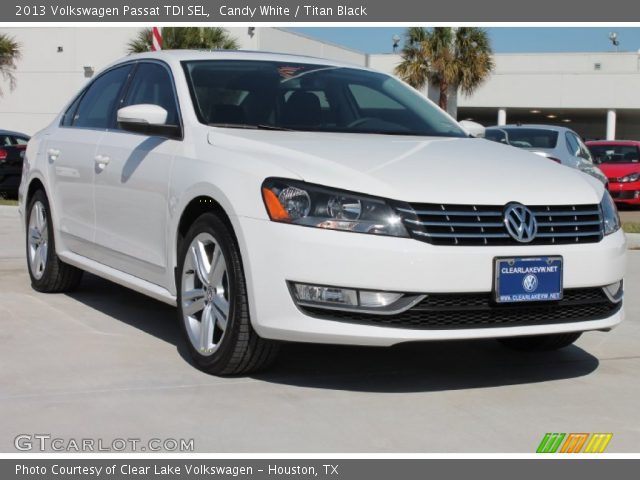 2013 Volkswagen Passat TDI SEL in Candy White