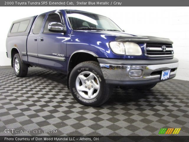 2000 Toyota Tundra SR5 Extended Cab in Stellar Blue Metallic