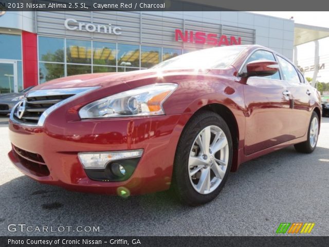 2013 Nissan Altima 2.5 SL in Cayenne Red