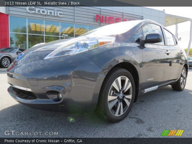 2013 Nissan LEAF SL in Metallic Slate