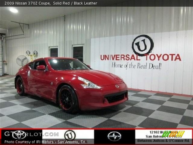 2009 Nissan 370Z Coupe in Solid Red