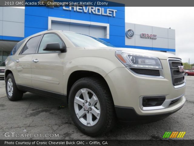 2013 GMC Acadia SLE in Champagne Silver Metallic