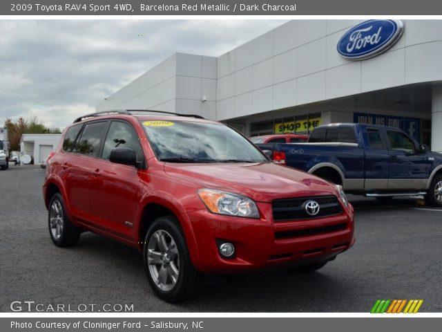 2009 Toyota RAV4 Sport 4WD in Barcelona Red Metallic